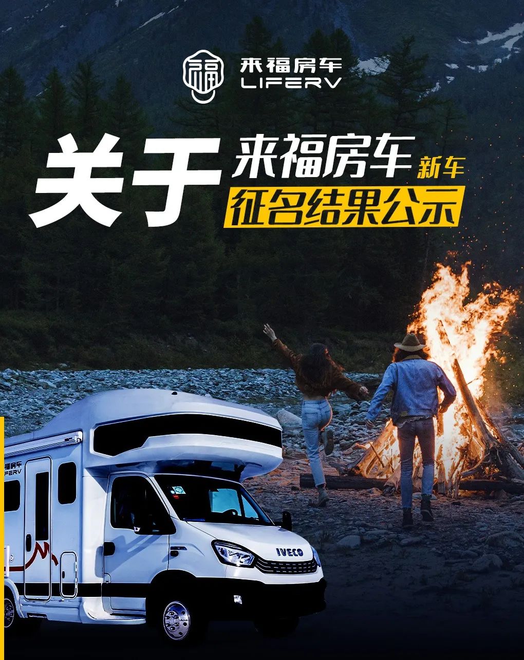關(guān)于來(lái)福房車(chē)新車(chē)征名結(jié)果公示